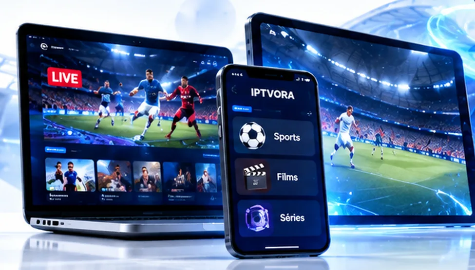SMARTVEX sur ordinateur, smartphone et tablette : rubriques Sports, Films et Séries.